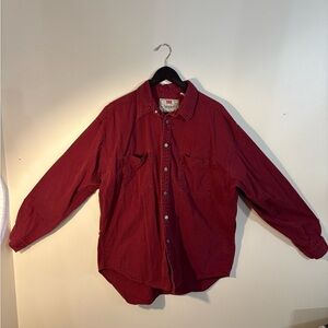 Levi's Burgundy Cotton Shirt